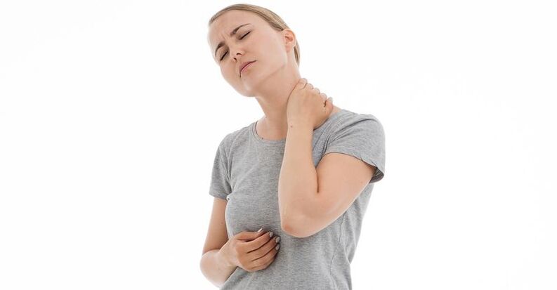 Valu emakakaela osteokondroosiga